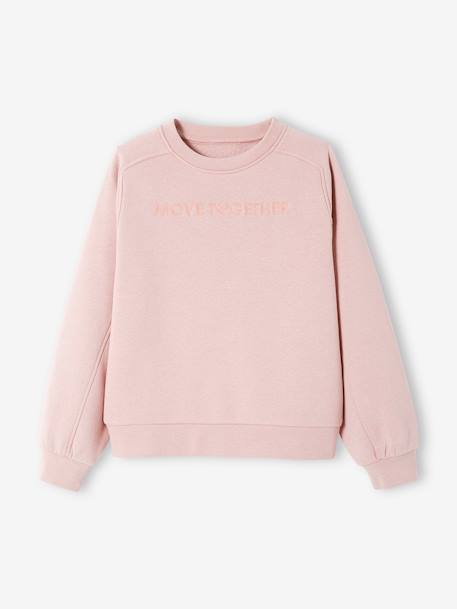 Ensemble sweat et jogging 'Move together' en molleton fille rose 3 - vertbaudet enfant 