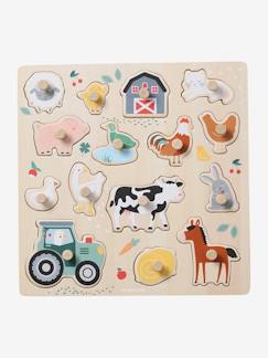 Jouet-Jeux éducatifs-Puzzle boutons Lovely Farm en bois FSC®