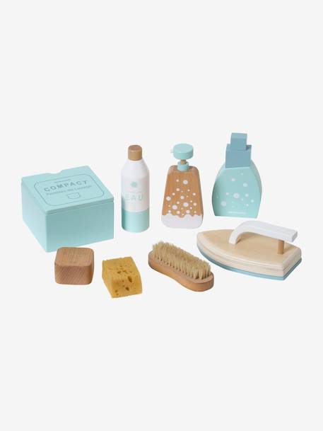 Kit produits ménagers en bois FSC® blanc 2 - vertbaudet enfant 