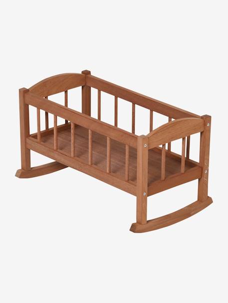 Berceau vintage en bois beige 1 - vertbaudet enfant 