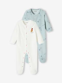 Bébé-Pyjama, surpyjama-Lot de 2 dors-bien bébé en velours