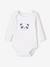 Lot de 5 bodies « animaux »  bébé naissance ouverture US manches longues BASICS lot ivoire 4 - vertbaudet enfant 