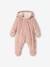 Combipilote en velours bébé double ouverture totale rose pale 2 - vertbaudet enfant 