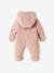 Combipilote en velours bébé double ouverture totale rose pale 3 - vertbaudet enfant 