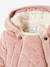 Combipilote en velours bébé double ouverture totale rose pale 4 - vertbaudet enfant 