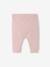 Pantalon naissance en maille souple BASICS Blanc imprimer fleuris+rose poudre 5 - vertbaudet enfant 