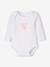 Lot de 5 bodies « animaux »  bébé naissance ouverture US manches longues BASICS lot ivoire 6 - vertbaudet enfant 