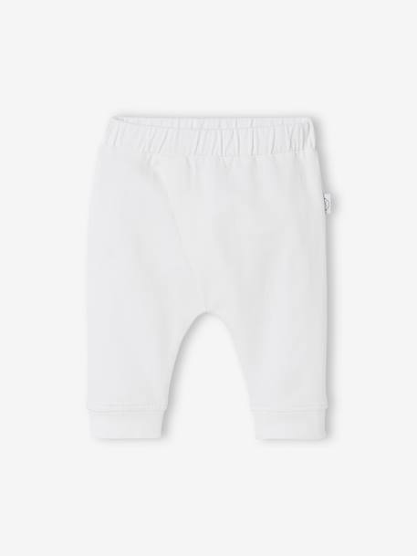 Pantalon naissance en maille souple BASICS Blanc imprimer fleuris+ivoire+rose poudre 5 - vertbaudet enfant 