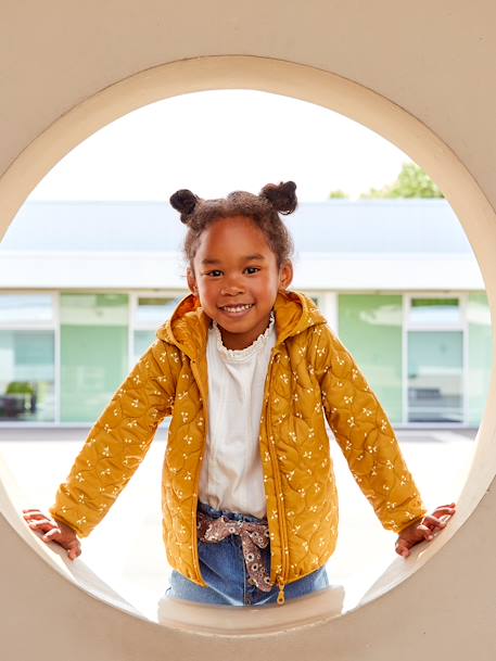 T-shirt blouse Basics fille détails en macramé BLANC MOYEN UNI+BLEU FONCE UNI+VERT CLAIR UNI 1 - vertbaudet enfant 