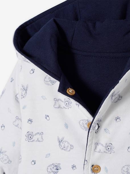 Veste réversible bébé à capuche encre 5 - vertbaudet enfant 