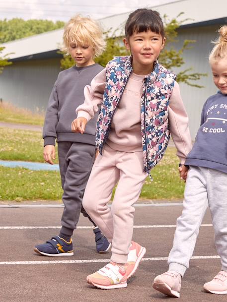 Ensemble sweat et jogging 'Move together' en molleton fille rose 6 - vertbaudet enfant 