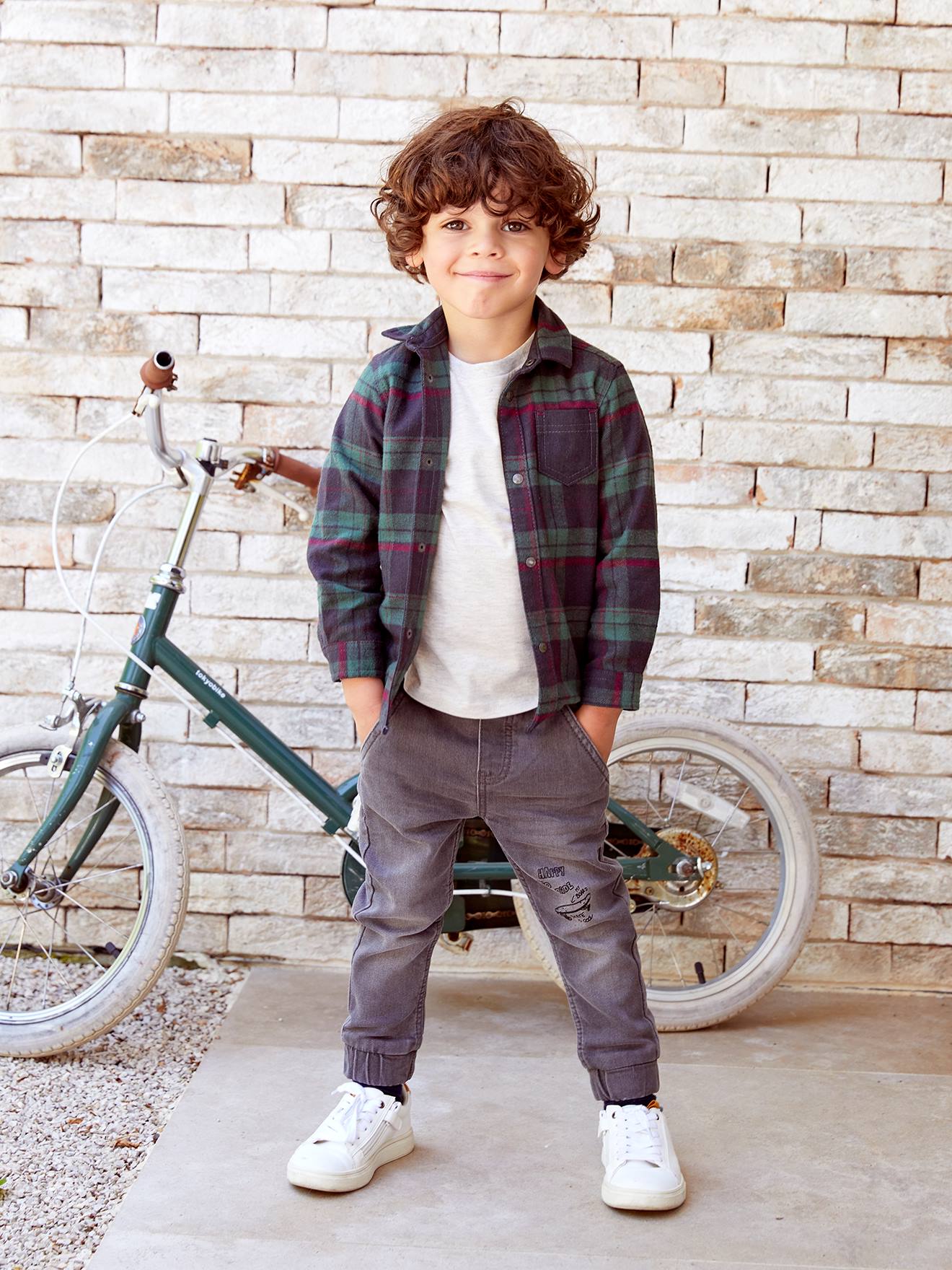 Jean outlet gris enfant