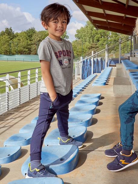 Pantalon de sport garçon en matière technique encre 1 - vertbaudet enfant 