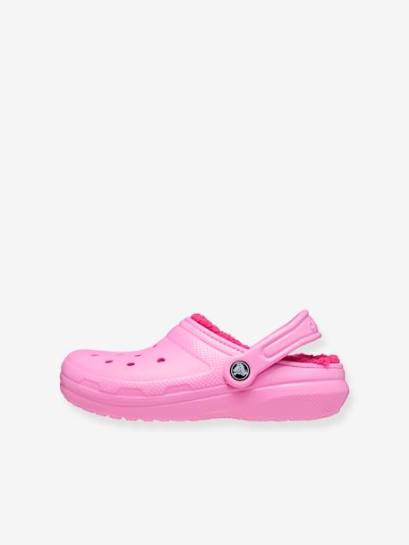 Sabots fourrés enfant Classic Lined Clog K CROCS (TM) bleu+rose 10 - vertbaudet enfant 