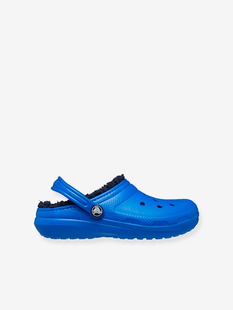 Sabots fourrés enfant Classic Lined Clog K CROCS (TM) bleu+rose 2 - vertbaudet enfant 