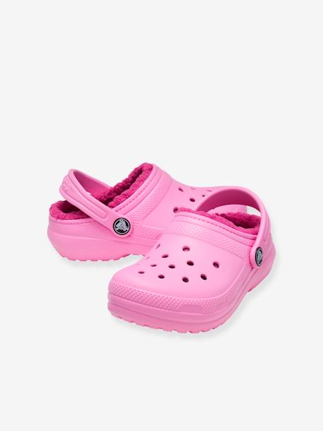 Sabots fourrés enfant Classic Lined Clog K CROCS (TM) bleu+rose 13 - vertbaudet enfant 