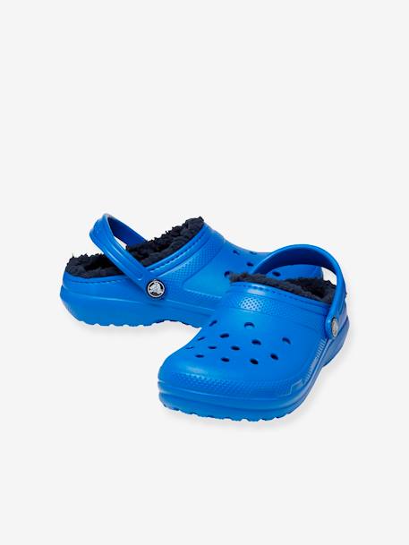 Sabots fourrés enfant Classic Lined Clog K CROCS (TM) bleu+rose 6 - vertbaudet enfant 