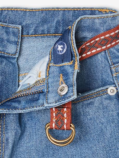 Jean forme balloon fille denim stone 7 - vertbaudet enfant 