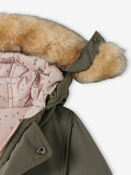 Parka réversible bébé kaki 9 - vertbaudet enfant 