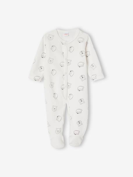 Ensemble bébé garçon dors-bien + body + bonnet Disney® Winnie l'Ourson Ecru 2 - vertbaudet enfant 