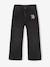 Jean large brodé fleurs fille noir imprimé 4 - vertbaudet enfant 