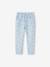 Pantalon style 'paperbag' imprimé fleurs fille beige+bleu 9 - vertbaudet enfant 