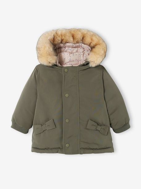 Parka réversible bébé kaki 3 - vertbaudet enfant 