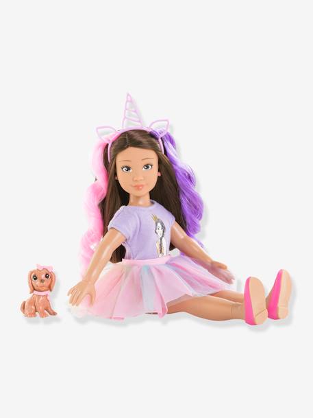 Coffret poupée mannequin Luna Licorne - COROLLE violet 2 - vertbaudet enfant 