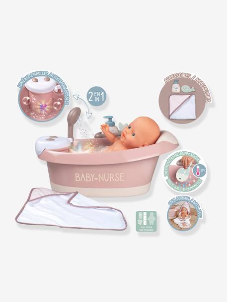 Baby Nurse Baignoire Balnéo - SMOBY rose 7 - vertbaudet enfant 