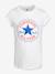 Tee-shirt enfant Chuck Patch CONVERSE blanc+gris 1 - vertbaudet enfant 