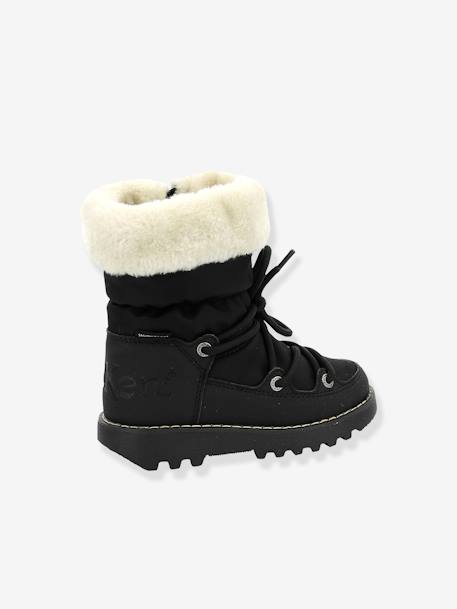 Bottes de neige fourrées enfant Kickneosnow KICKERS® noir 2 - vertbaudet enfant 