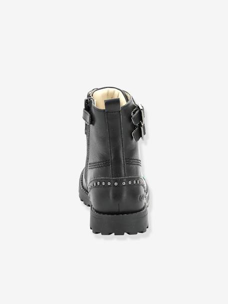 Boots cuir fille Groorock KICKERS® noir 5 - vertbaudet enfant 