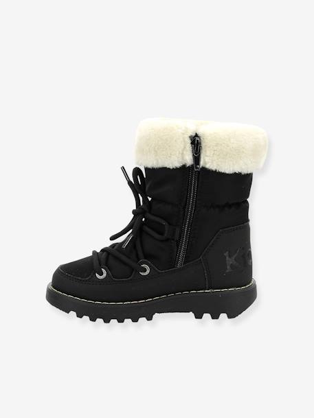 Bottes de neige fourrées enfant Kickneosnow KICKERS® noir 4 - vertbaudet enfant 