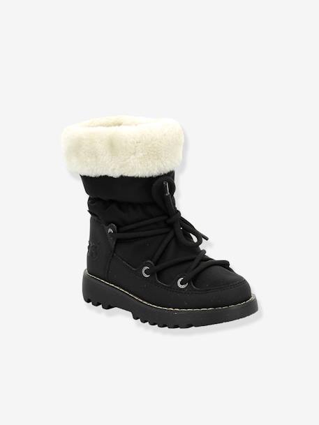 Bottes de neige fourrées enfant Kickneosnow KICKERS® noir 1 - vertbaudet enfant 