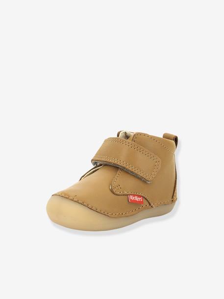 Bottillons cuir bébé garçon Sabio KICKERS® 1ers pas encre+marine 12 - vertbaudet enfant 