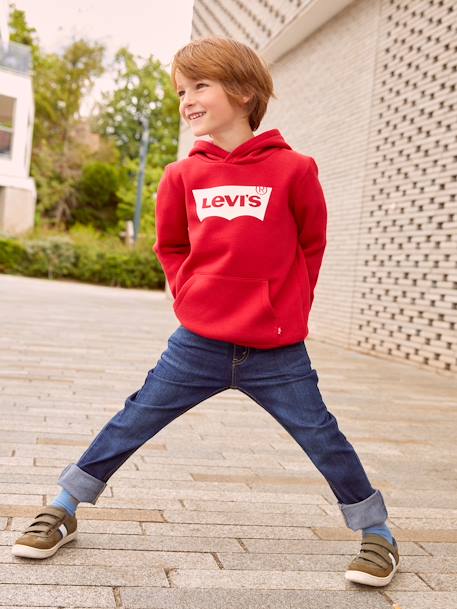 Sweat à capuche garçon Levi's® marine+rouge 10 - vertbaudet enfant 