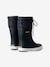 Bottes de pluie fourrées enfant Lolly Pop Giboulée AIGLE® marine blanc+noir blanc+rouge/blanc 16 - vertbaudet enfant 