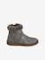 Boots fantaisie fourrés fille gris clair 2 - vertbaudet enfant 