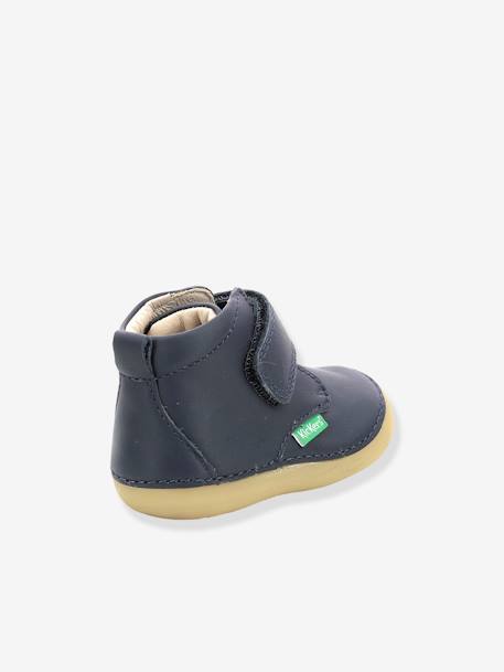 Bottillons cuir bébé garçon Sabio KICKERS® 1ers pas encre+marine 12 - vertbaudet enfant 