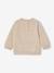 Sweat fantaisie bébé garçon beige chiné+vert 2 - vertbaudet enfant 