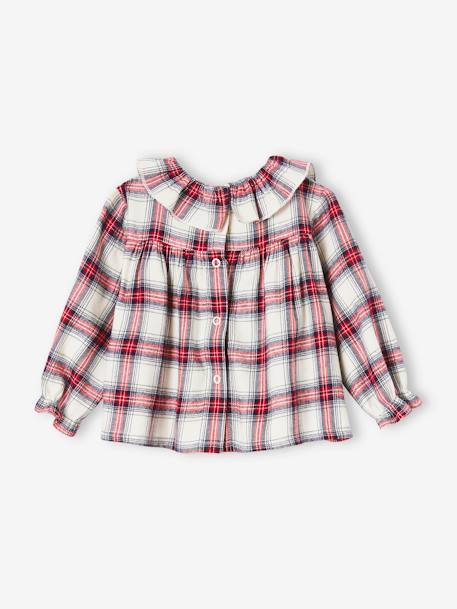 Blouse à collerette bébé écru 2 - vertbaudet enfant 