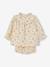 Robe en gaze de coton bébé avec bloomer beige imprimé 3 - vertbaudet enfant 