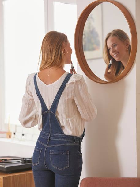 Blouse volantée coton brodé grossesse et allaitement Blanc 7 - vertbaudet enfant 