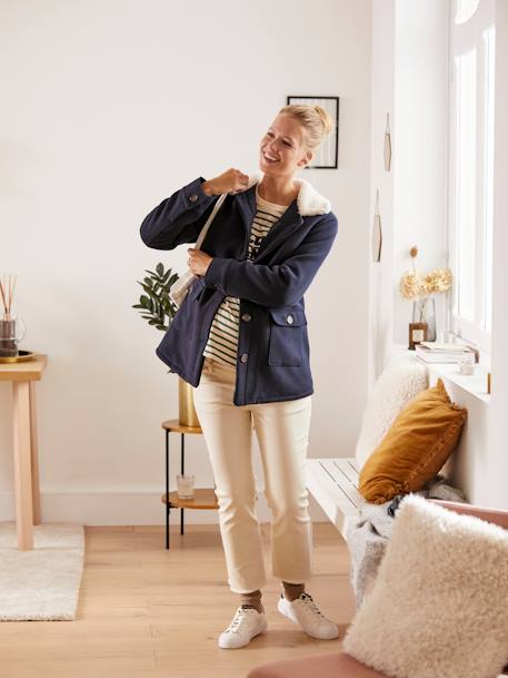 Manteau court évolutif grossesse et post-grossesse encre 5 - vertbaudet enfant 