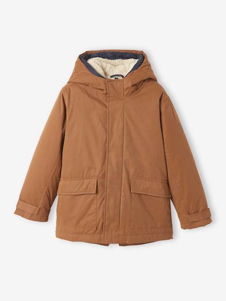 Garçon-Manteau, veste-Parka 3 en 1 garçon avec blouson amovible