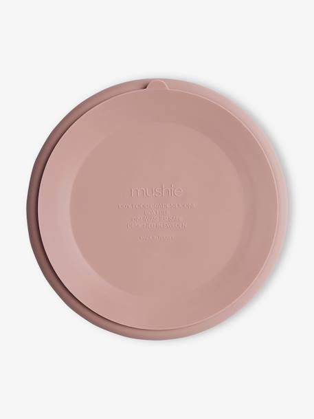 Assiette compartimentée MUSHIE en silicone beige+gris+rose blush 9 - vertbaudet enfant 