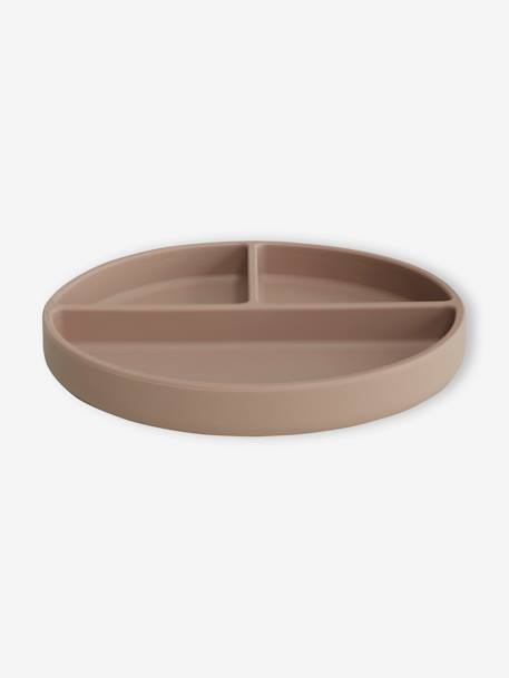 Assiette Compartimentée Bébé avec Couverts - Blush