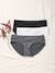 Lot de 3 shorties de grossesse sans coutures en microfibre Lot de 3 Noir/ gris/ blanc+rose pâle 1 - vertbaudet enfant 