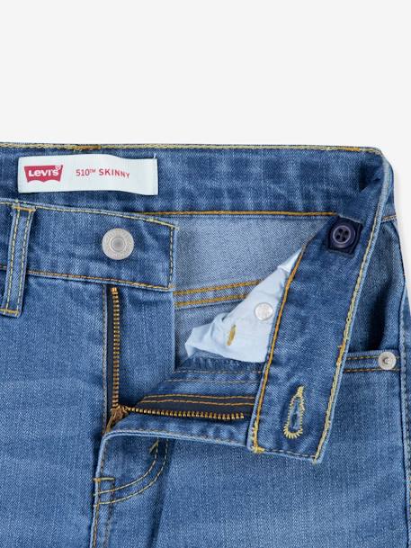 Jean skinny 510 garçon Levi's denim bleached+noir+stone 3 - vertbaudet enfant 