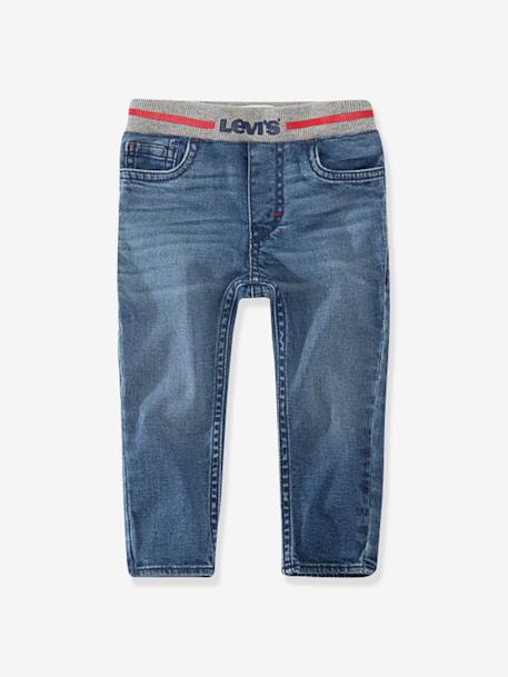 Jean LVB Skinny dobby Pull on Garçon Levi's bleu 1 - vertbaudet enfant 